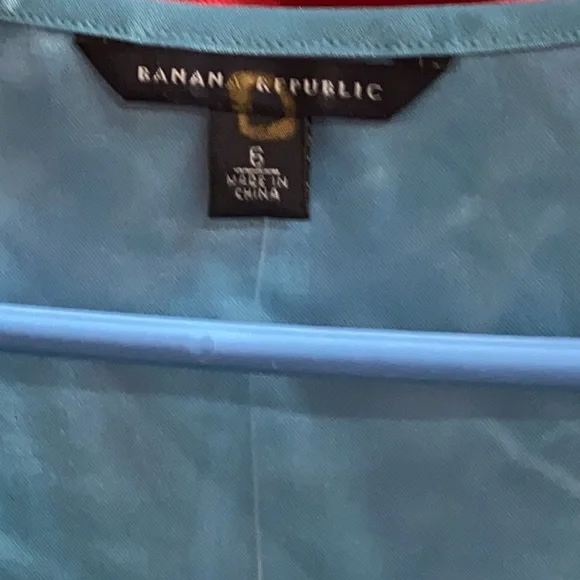 Size‎ 6 Banana Republic Top Blouse Shirt Silk - Picture 5 of 8